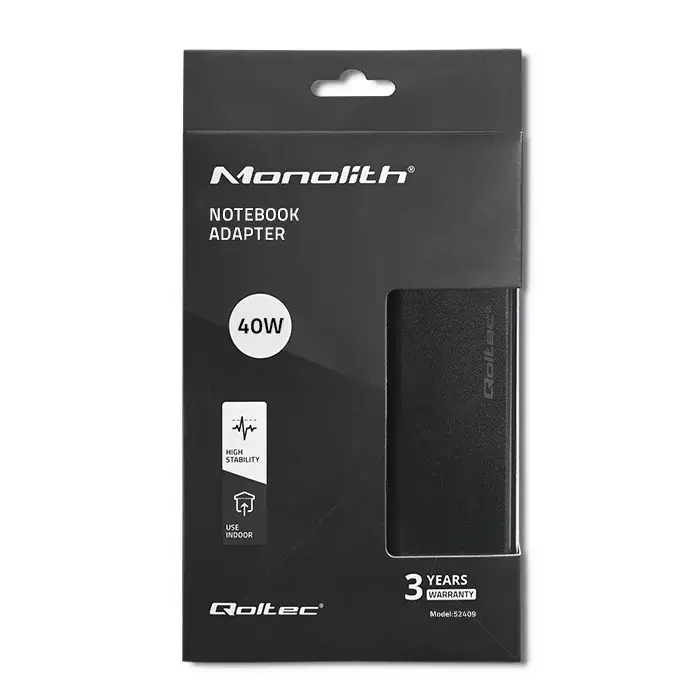 Tīkla adapteris QOLTEC 52409 — 12V 3,33A Photo 2