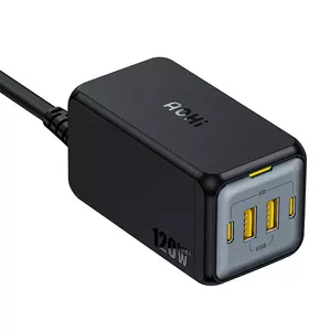 AOHI desk charger AOC-C006 120W with 2x USB-C and 2x USB-A (black)