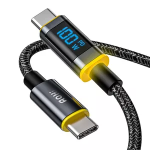 USB-C to USB-C Cable AOHI AOC-L010 100W Nylon, Power Delivery & Fast Charging
