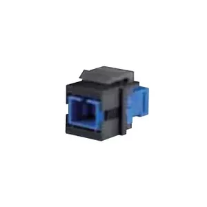 Socket-outlet Bachmann 918.072 Black Blue 1 module
