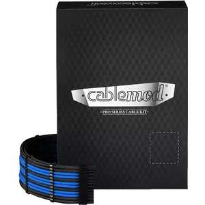 CableMod C-Series Pro ModMesh 12VHPWR kabeļu komplekts Corsair RM, RMi, RMx (Black Label) - melns/melns (CM-PCSR-16P3KIT-NKKB-R)