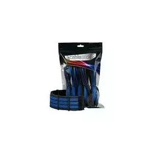 CableMod Pro ModMesh 12VHPWR Cable Extension Kit - schwarz/blau (CM-PCAB-16P3KIT-NKKB-3PK-R)