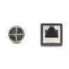 DeLOCK M12 adaptera kabelis X-coded 8 pin male uz RJ45 female Photo 3