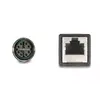 DeLOCK M12 adaptera kabelis X-coded 8 pin female uz RJ45 female Photo 3