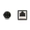 DeLOCK M12 adaptera kabelis D-coded 4 pin male uz RJ45 female Photo 3