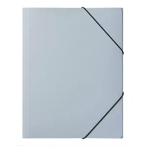 Pagna 21609-14 Corner Spanner Folder DIN A4 Grey-Blue Pastel Eco