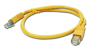 Патч‑кабель Gembird Cat5e 0.5 м RJ-45—RJ-45, желтый