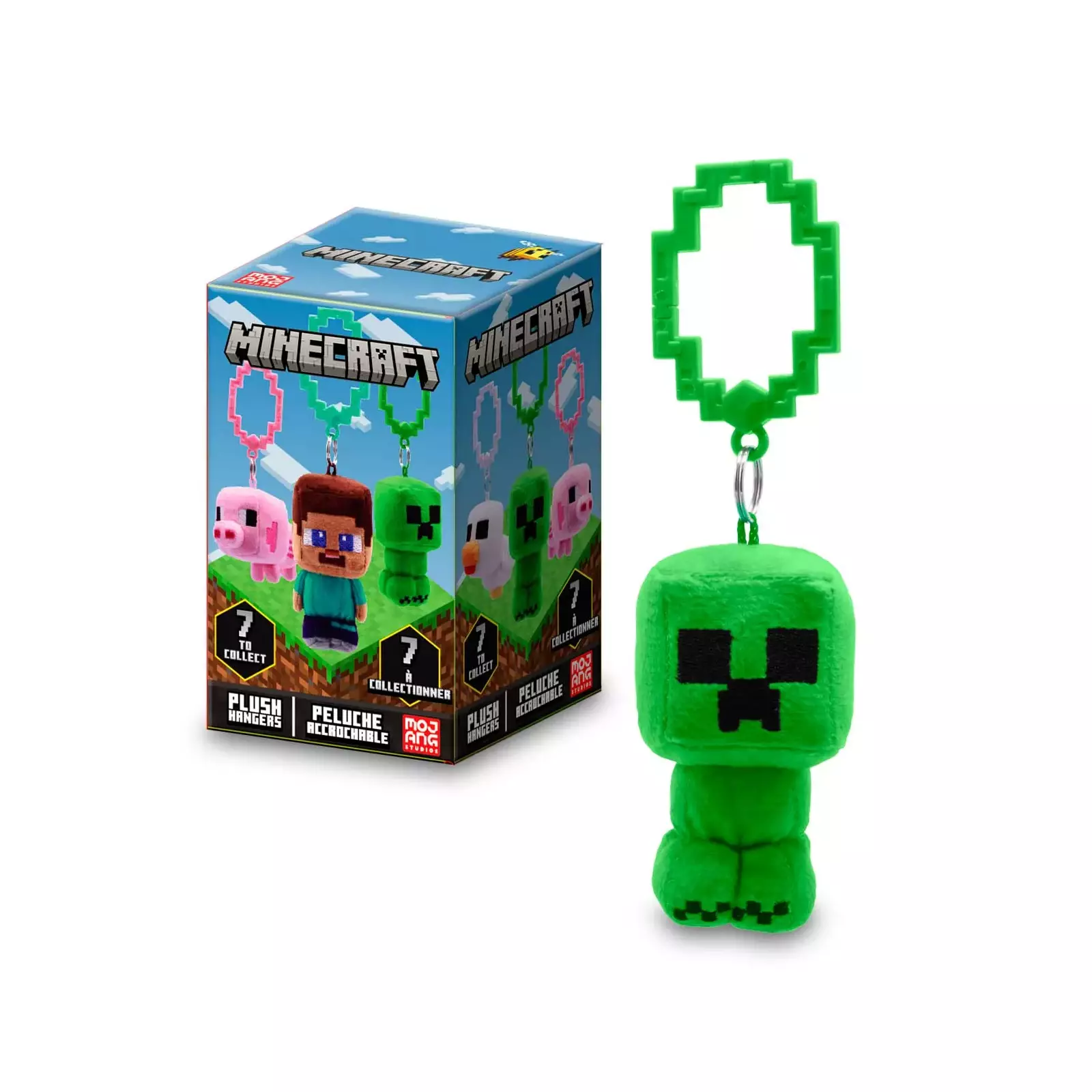 MINECRAFT Clip on plush 9 cm JTMIN35118 AiO.lv