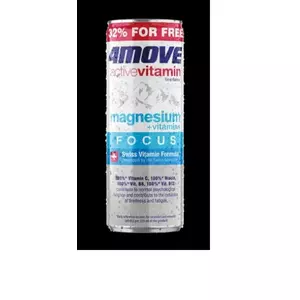 Dzēriens 4 move 4 MOVE Active ar magniju, skārdene 0,33 l