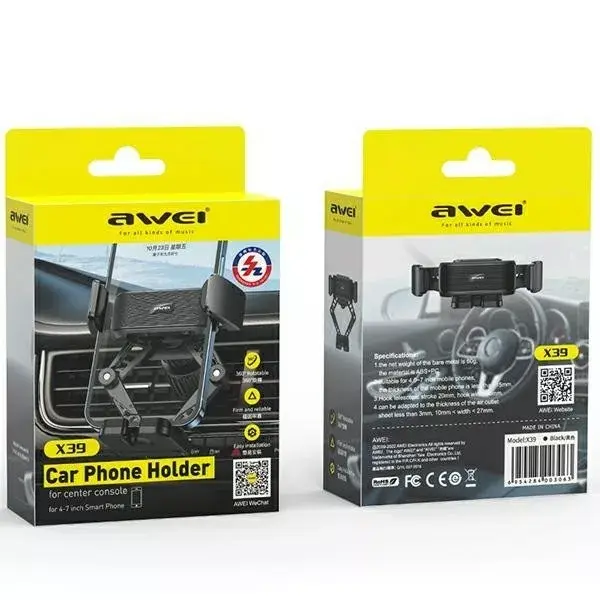 Awei X39 auto gaisa atveres turētājs Photo 2
