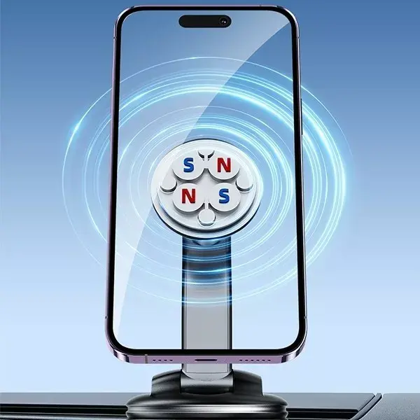 Awei X45 magnetic phone holder for windshield and cockpit Photo 4