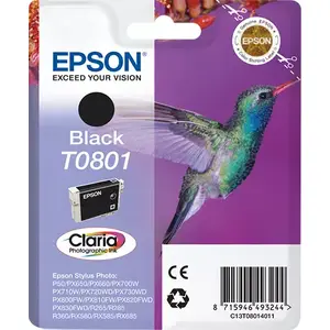 Картридж Epson Ink Black C13T08014011 T0801