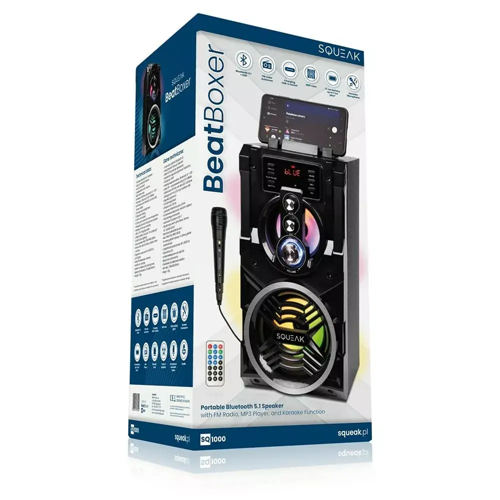 Портативная стереоколонка SQUEAK SQ1000 Photo 9