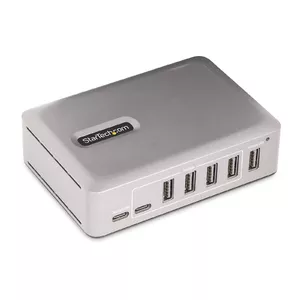 USB-C Хаб StarTech.com 7-Портовый 5x USB-A 2x USB-C 65W Блок Питания