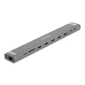 DeLOCK USB Type-C Slim Docking Station 4K HDMI USB 3.2 Gen 1 LAN SD PD 3.0