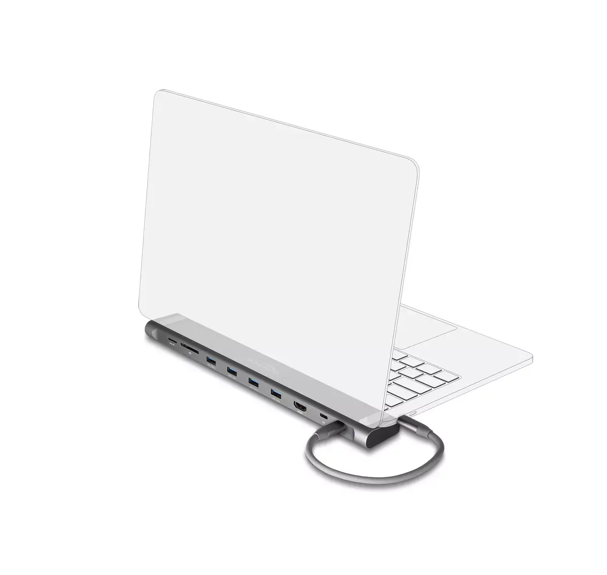 DeLOCK USB Type-C Slim Docking Station 4K Photo 2