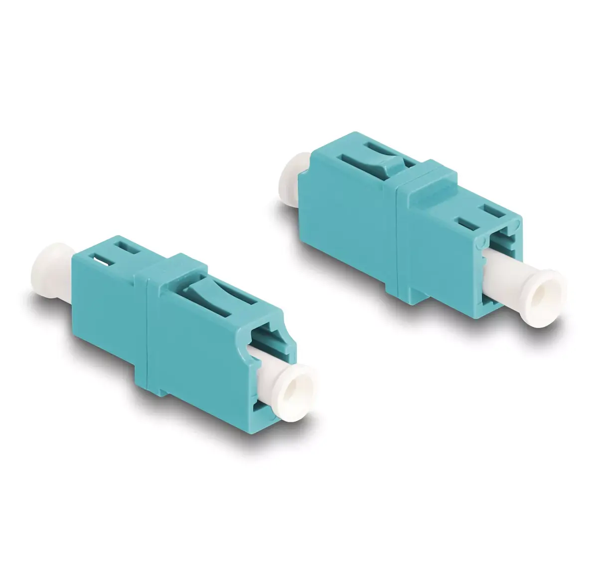 DeLOCK Optical Fiber Coupler LC Simplex OM3 aqua Photo 3