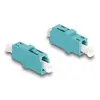 DeLOCK Optical Fiber Coupler LC Simplex OM3 aqua Photo 3
