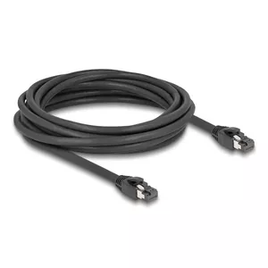 Сетевой кабель DeLOCK RJ45 Cat.8.1 5м 40 Гбит/с Черный