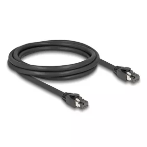 DeLOCK RJ45 Network Cable Cat.8.1 S/FTP 2m 40Gbps Black