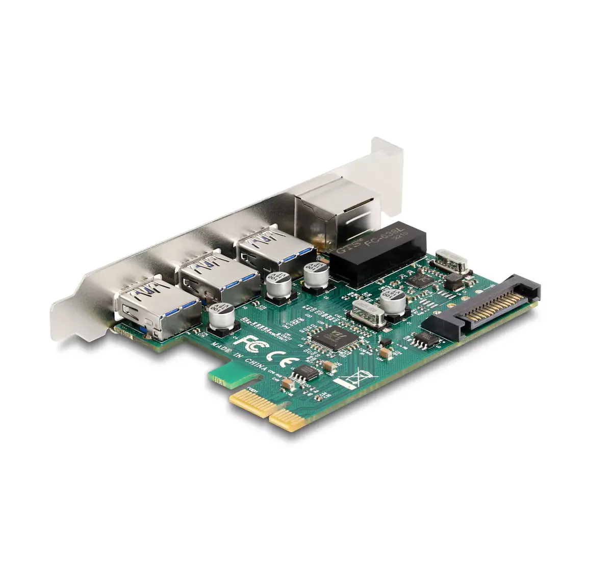 DeLOCK PCI Express x1 Card 3 x USB 5 Gbps Type-A Photo 2