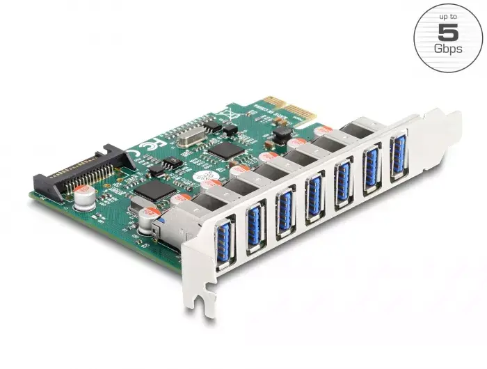 DeLOCK PCI Express x1 Card 7 x USB 5 Gbps Photo 2