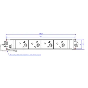 Сетевой удлинитель Bachmann STEP BASE 4xUK 906.11930 – 4 розетки UK