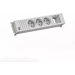 Сетевой фильтр Bachmann 916.715 с 3 розетками UTE, 1 розетка C13, кабель 0,2 м