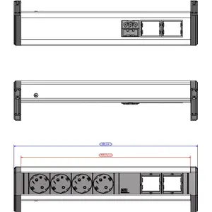 Сетевой удлинитель Bachmann DESK 902.032 — 4x CEE розетки, настольное распределение питания