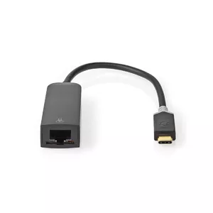 Адаптер сети Nedis USB CCBW64952AT02 Проводной USB Type-C Ethernet 1000 Mbit/s Черный