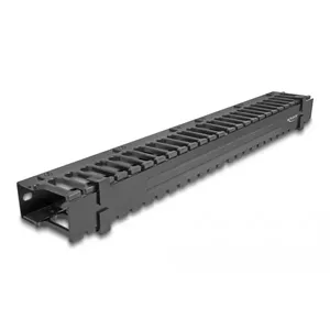 Панель управления кабелями DeLOCK 19" 3 отверстия 1U черная