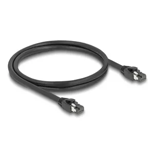 DeLOCK RJ45 Network Cable Cat.8.1 S/FTP 1 m up to 40 Gbps black