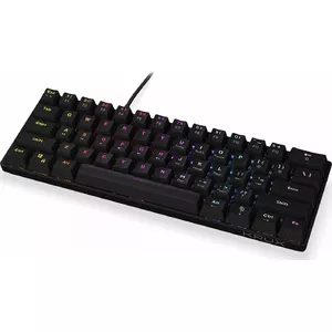 Mechanical keyboard KRUX Qara 60% KRX0137 compact layout, wired, tenkeyless