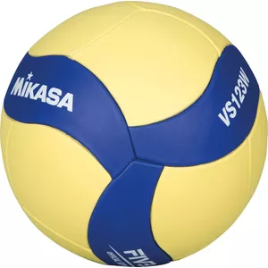 Volejbola bumba MIKASA VS123W — treniņu bumba iekštelpām un ārā, standarta izmērs