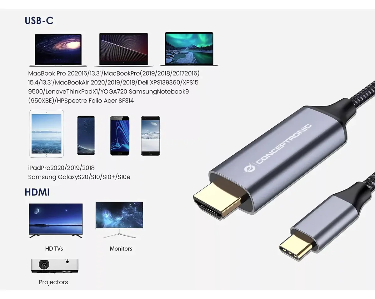 USB-C на HDMI кабель 4K 60Hz Photo 11