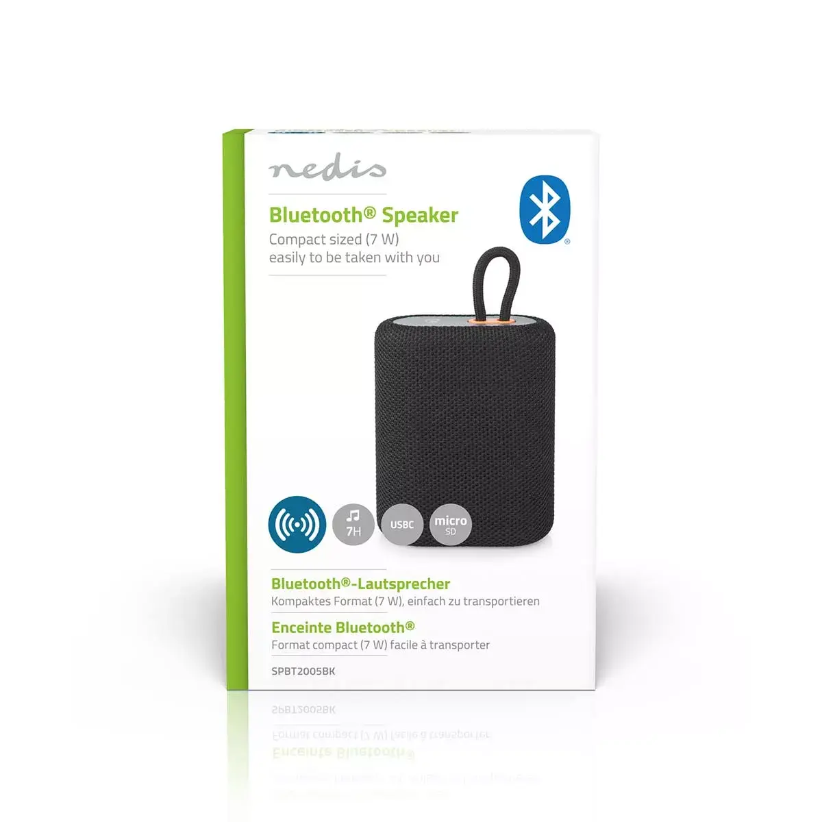 Nedis SPBT2005BK mono portable speaker Photo 7
