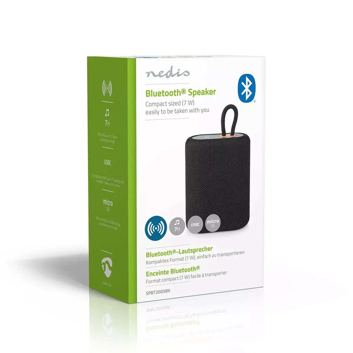 Nedis SPBT2005BK mono portable speaker Photo 9