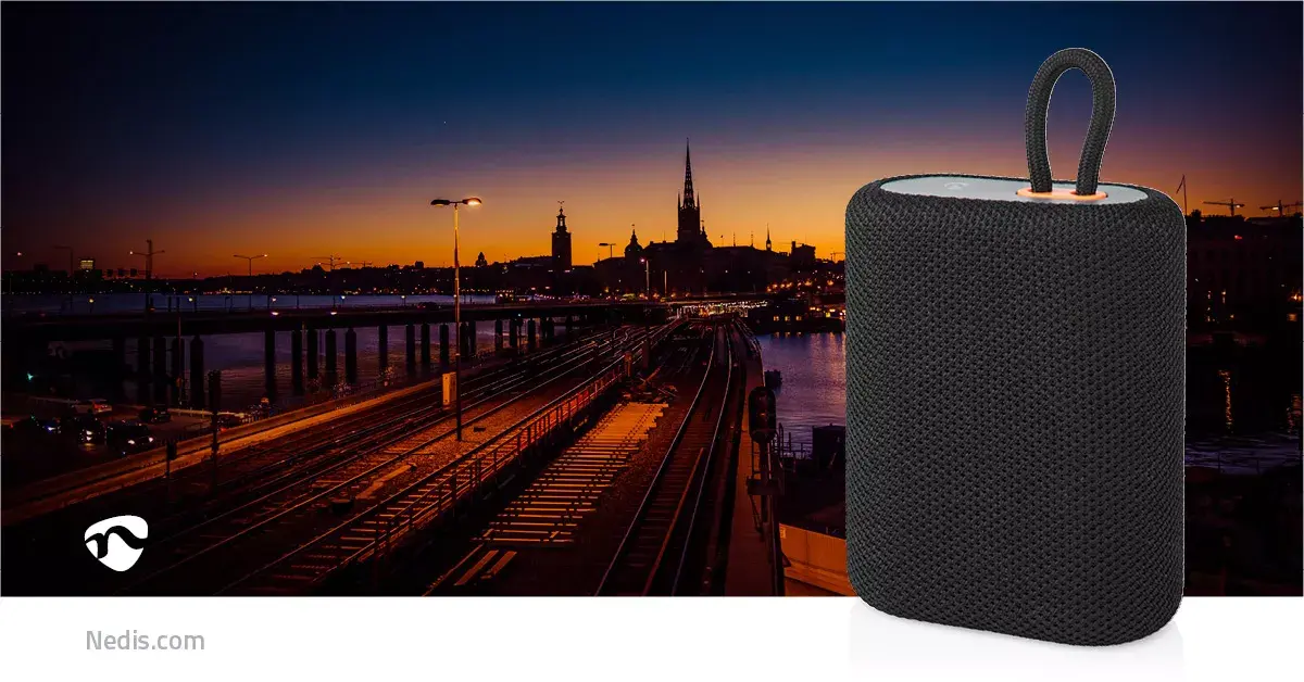 Nedis SPBT2005BK mono portable speaker Photo 11