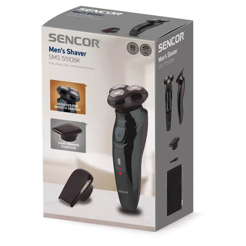 SENCOR SMS 5510BK мужская роторная бритва Photo 8