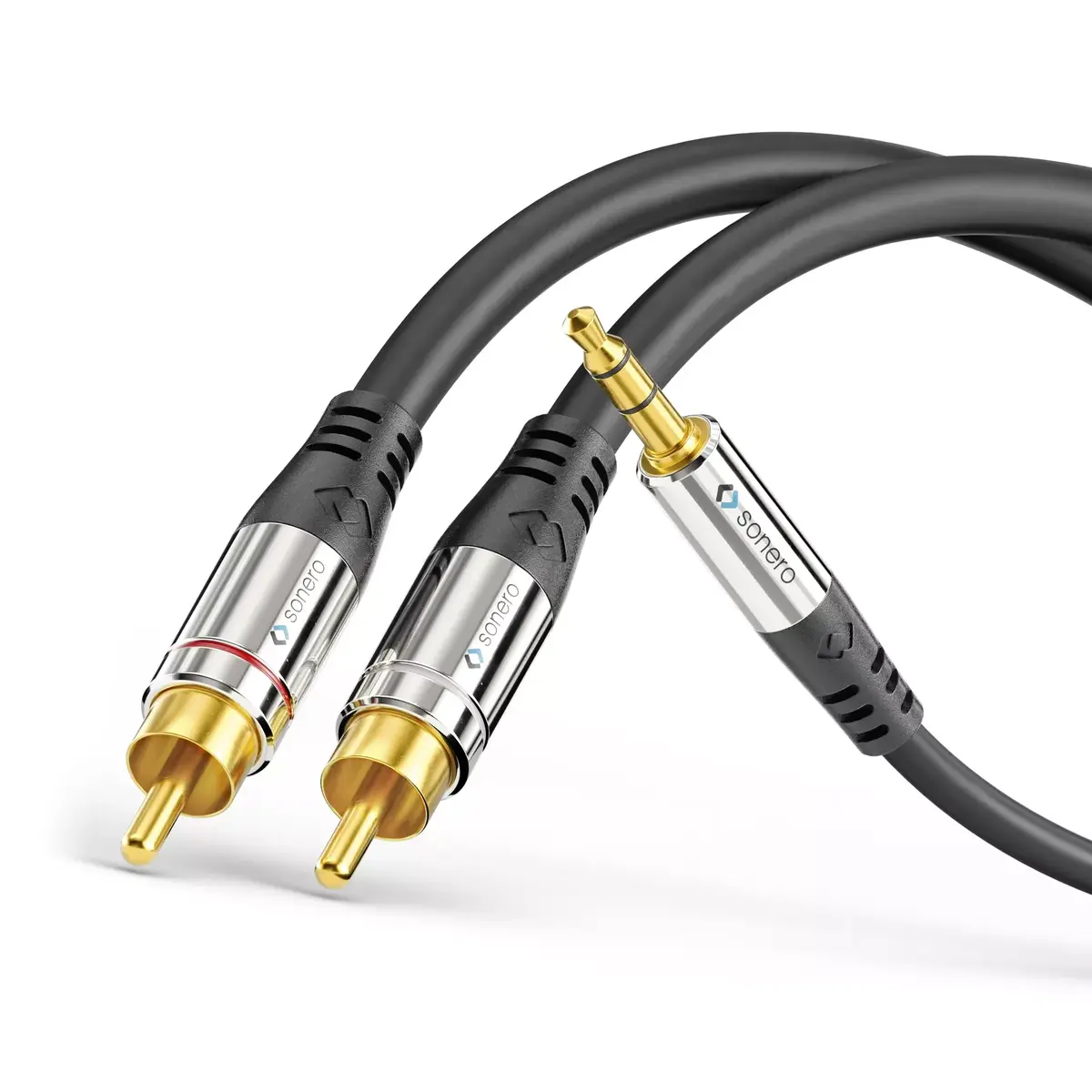 Audio Cable Sonero 2x RCA to 3.5mm S-AC600-015 Photo 2