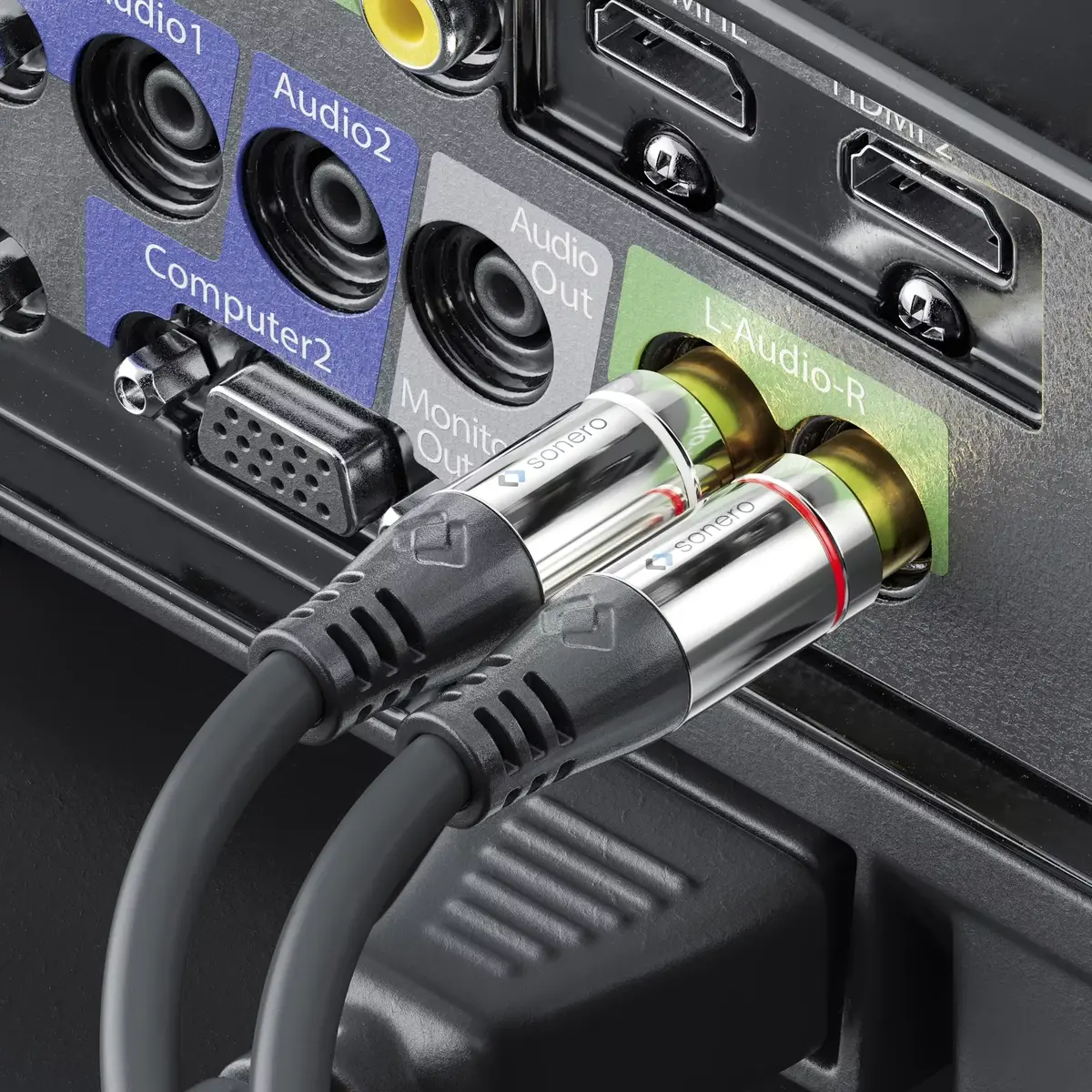 Audio Cable Sonero 2x RCA to 3.5mm S-AC600-015 Photo 4