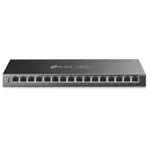 Neadministrēts slēdzis TP-Link TL-SG116P 16-portu gigabita galda slēdzis ar PoE+