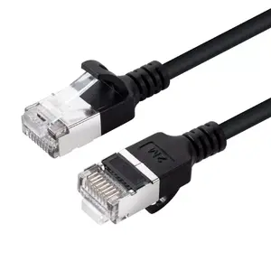 Networking Cable Microconnect V-FTP6A0025S-SLIM RJ-45 Cat6a 0.25 m Black