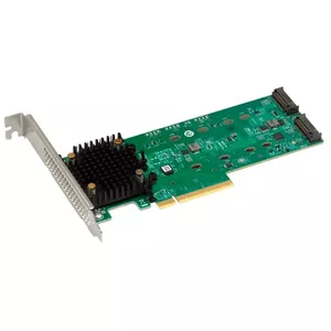 RAID controller Broadcom 9540-2M2 PCIe x8 4.0 — M.2 SATA/NVMe, RAID 1, 6 Gbit/s
