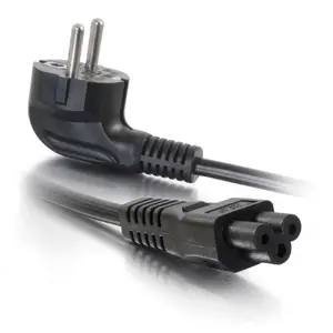 C2G European Laptop Power Cord CEE 7/7 to IEC 60320 C5 1m 250V 3A