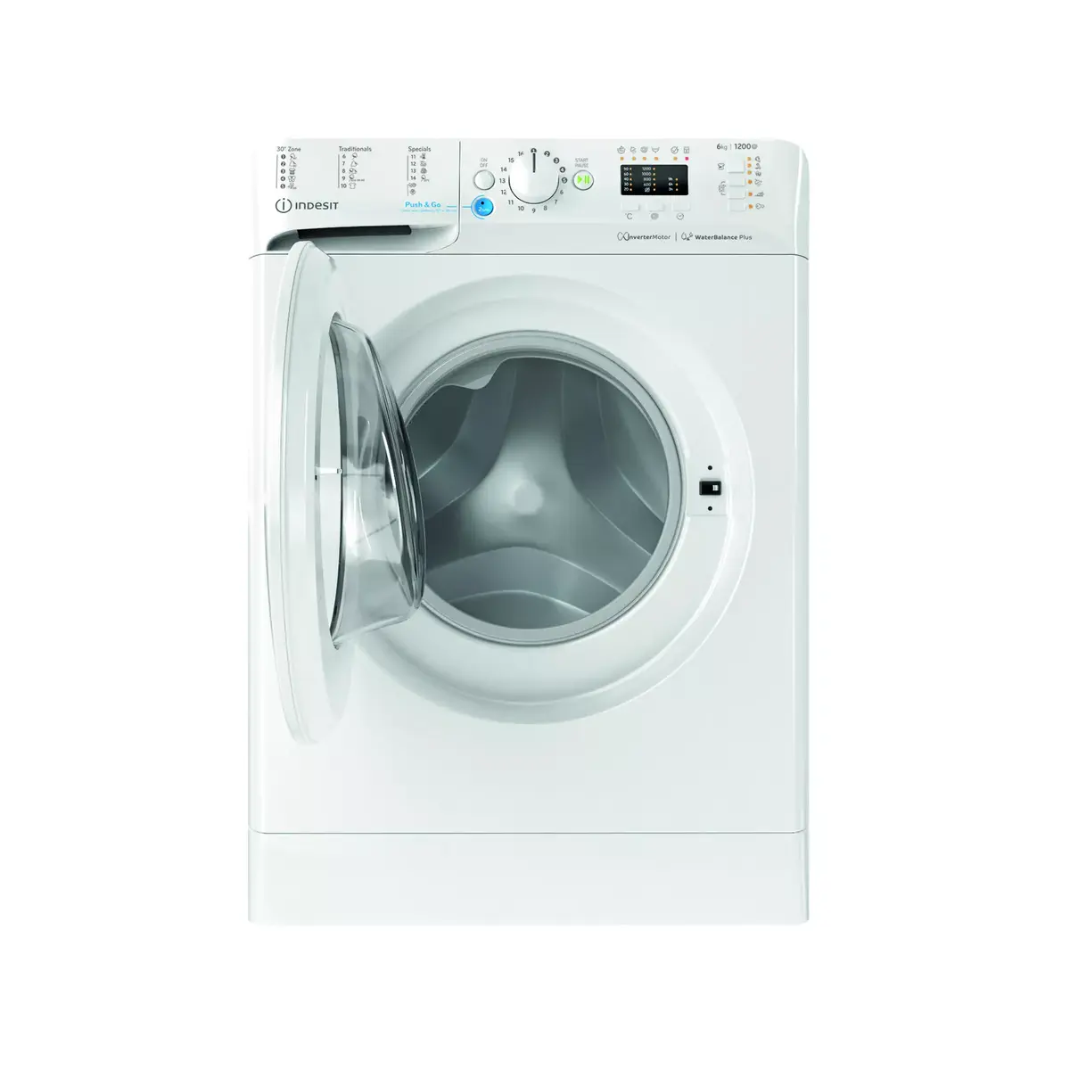 Indesit BWSA 61294 W EU N стиральная машина Photo 2
