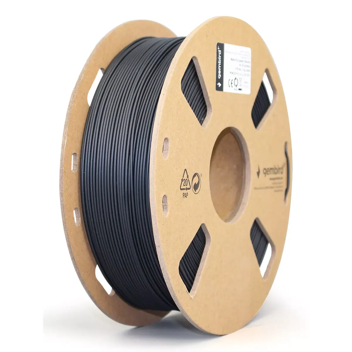 3D drukas materiāls Gembird 3DP-PLA-01-MTBK Polilaktīda