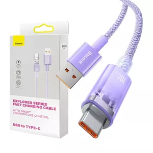 USB-C charging cable Baseus Flash CATS010405, 1 m, 5A, QC 3.0/Huawei SCP/Samsung AFC support, green