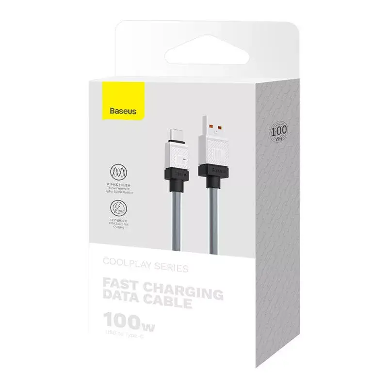 USB to USB‑C cable Baseus CoolPlay 100W 1 m Photo 9