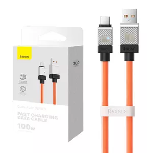 USB to USB-C cable Baseus CoolPlay 100W 2m (orange)